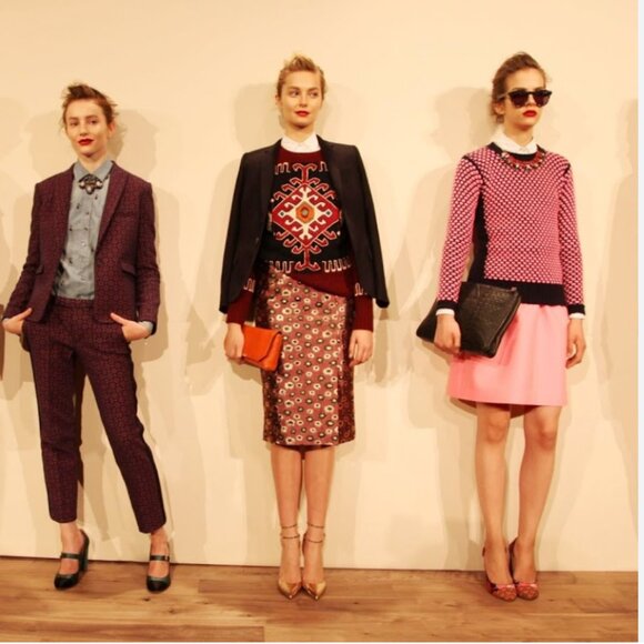 J.Crew Collection Italian Cashmere Heart Sweater (B0026) - Picture 10 of 11